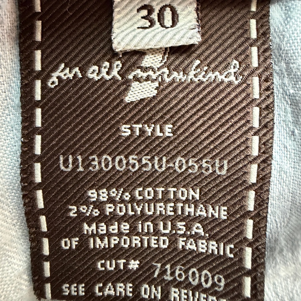 7 For All Mankind A Pocket Bootcut Jeans Size 30 USA - Picture 12 of 13